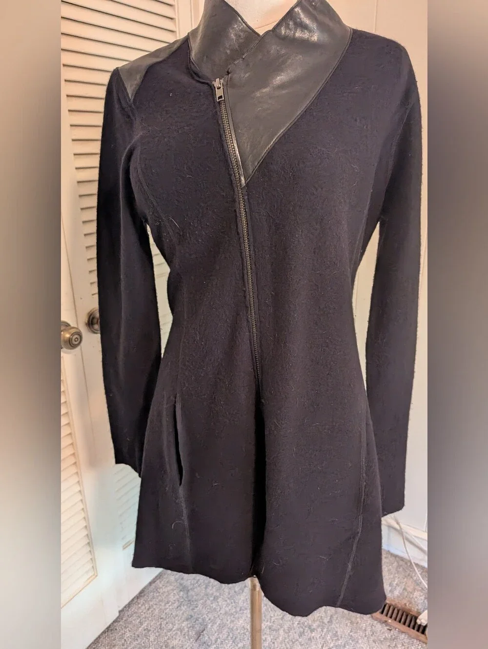 Eileen Fisher Black Textured Sweater